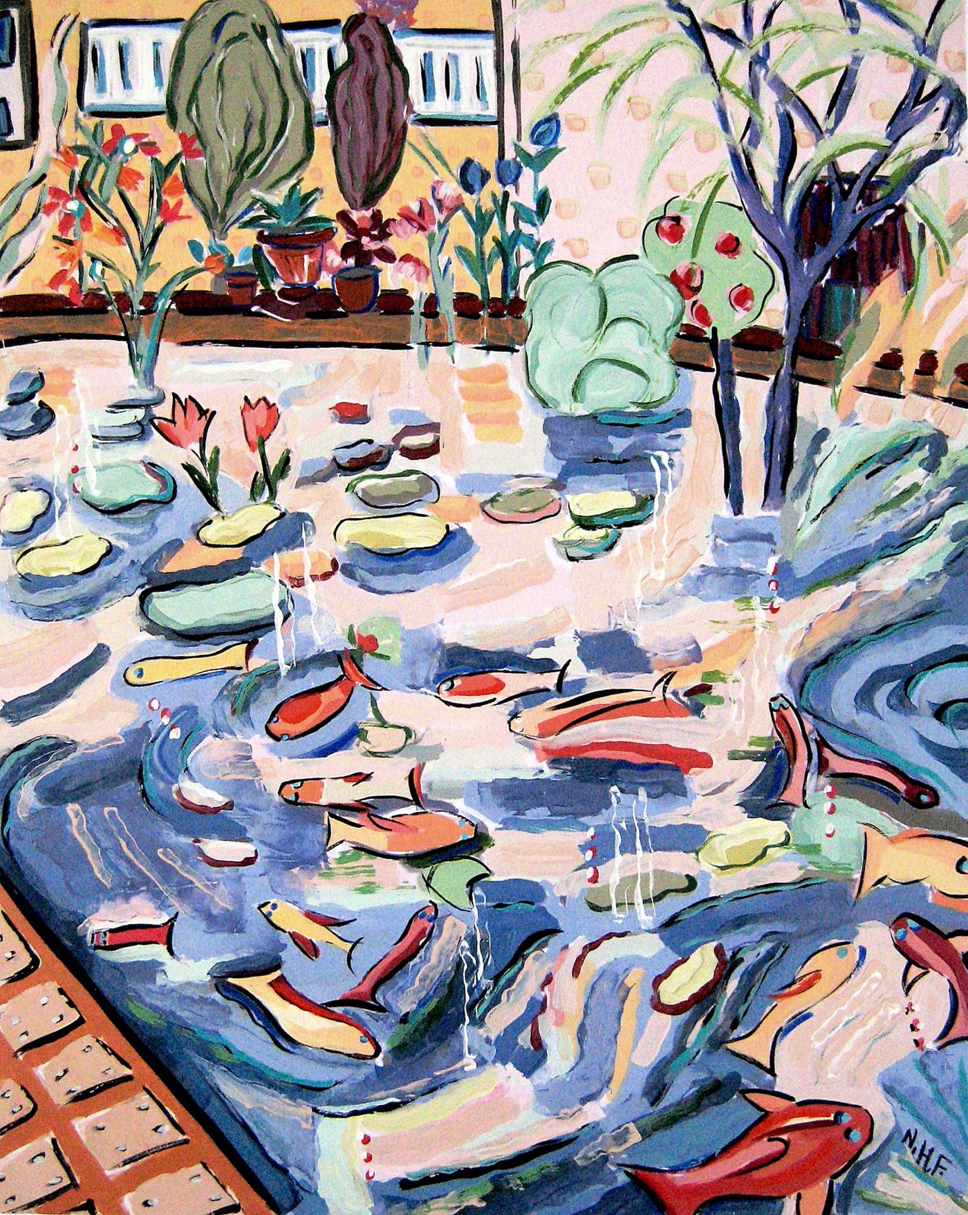 Bright Gardens of Fish II