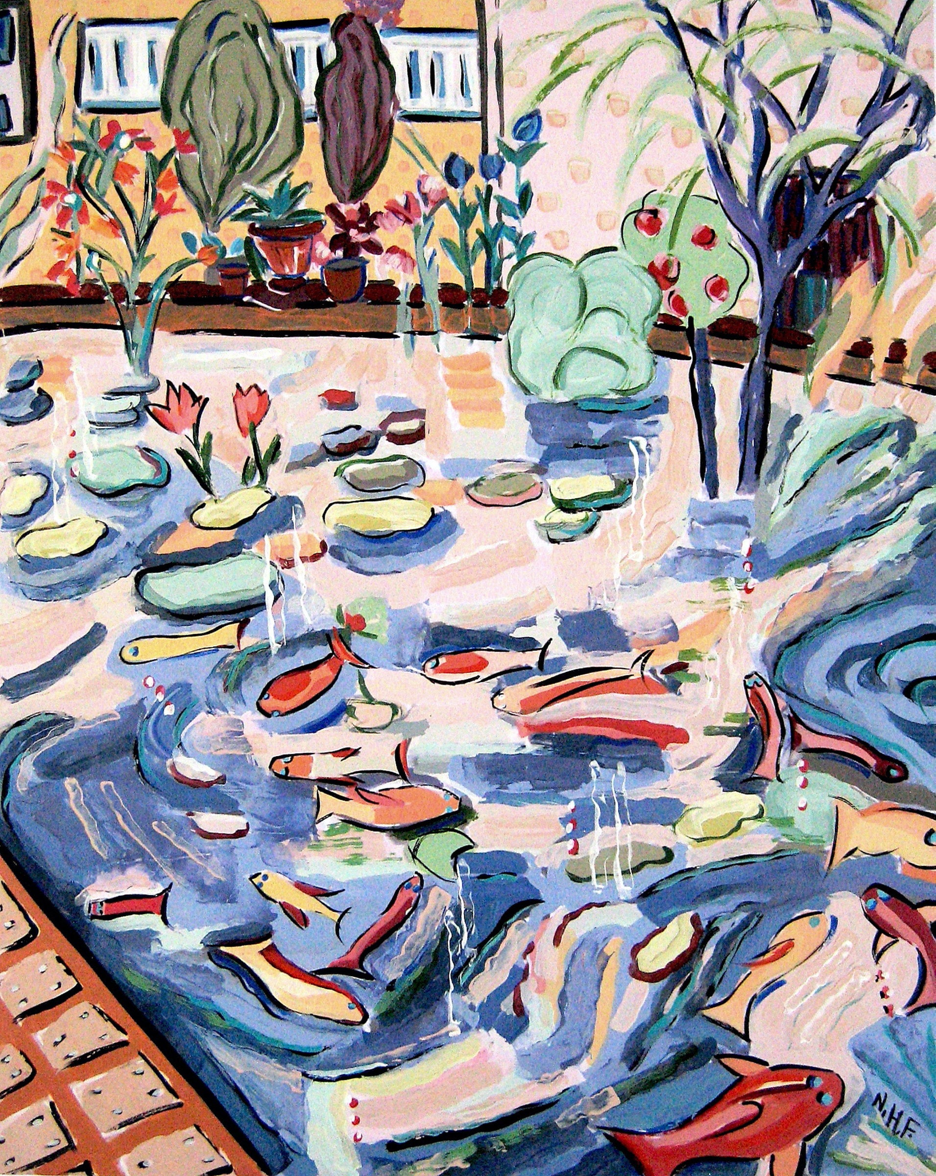 Bright Gardens of Fish II