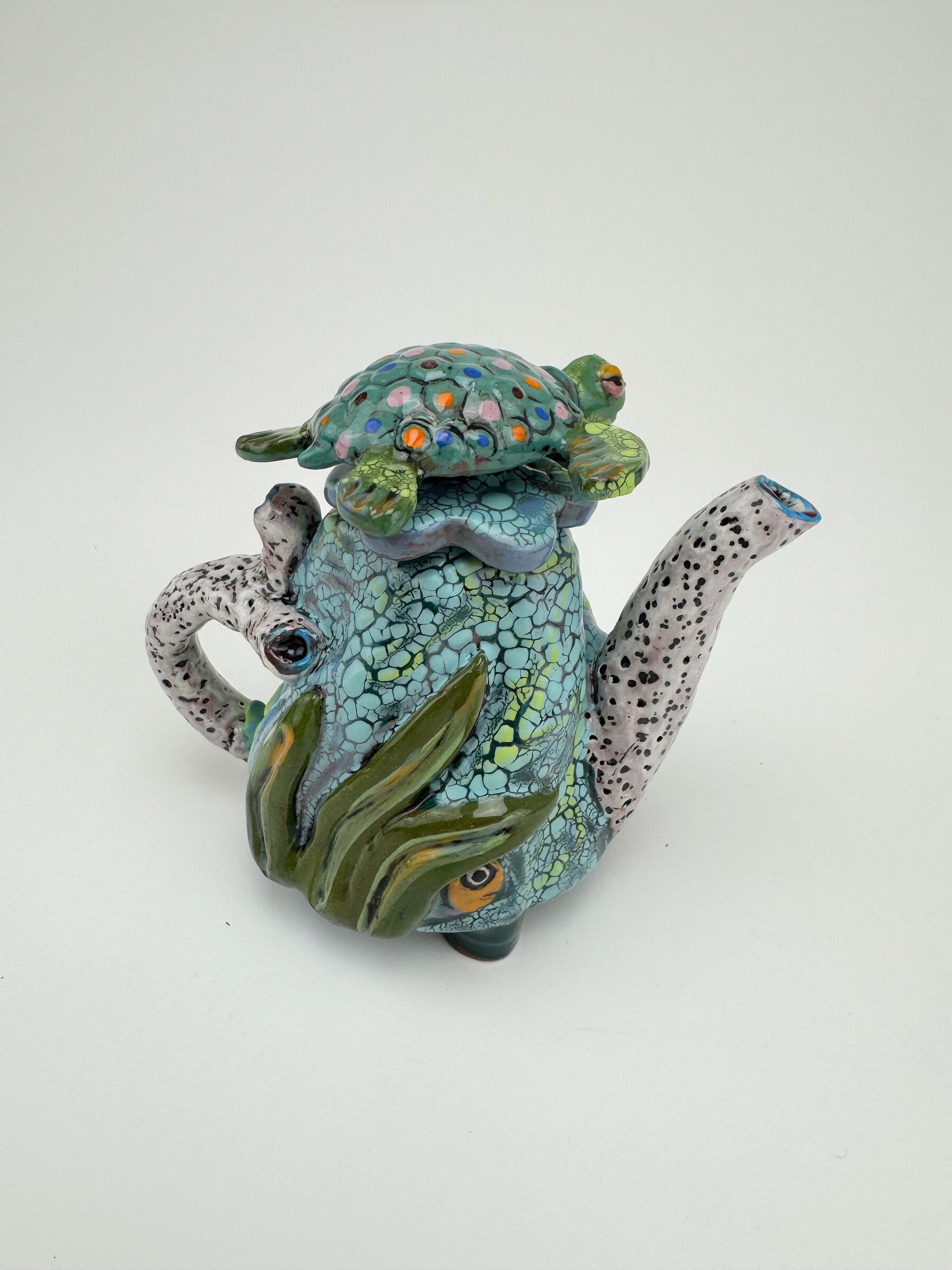 Scooter and Angel Teapot