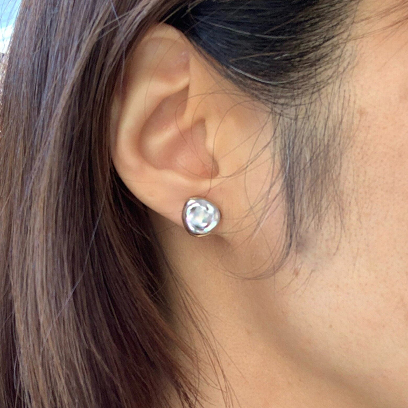 Blossom Pearl Stud Earrings