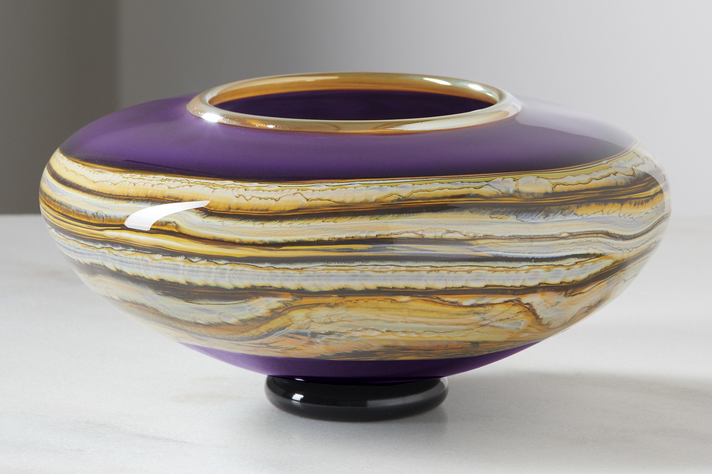 Strata Footed Bowl