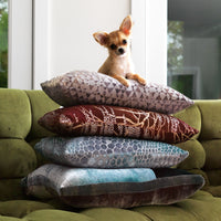 Snakeskin Velvet Pillow