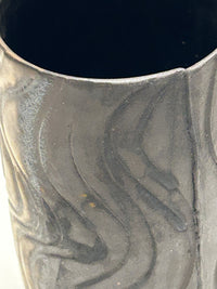 Carved Metallic Vase