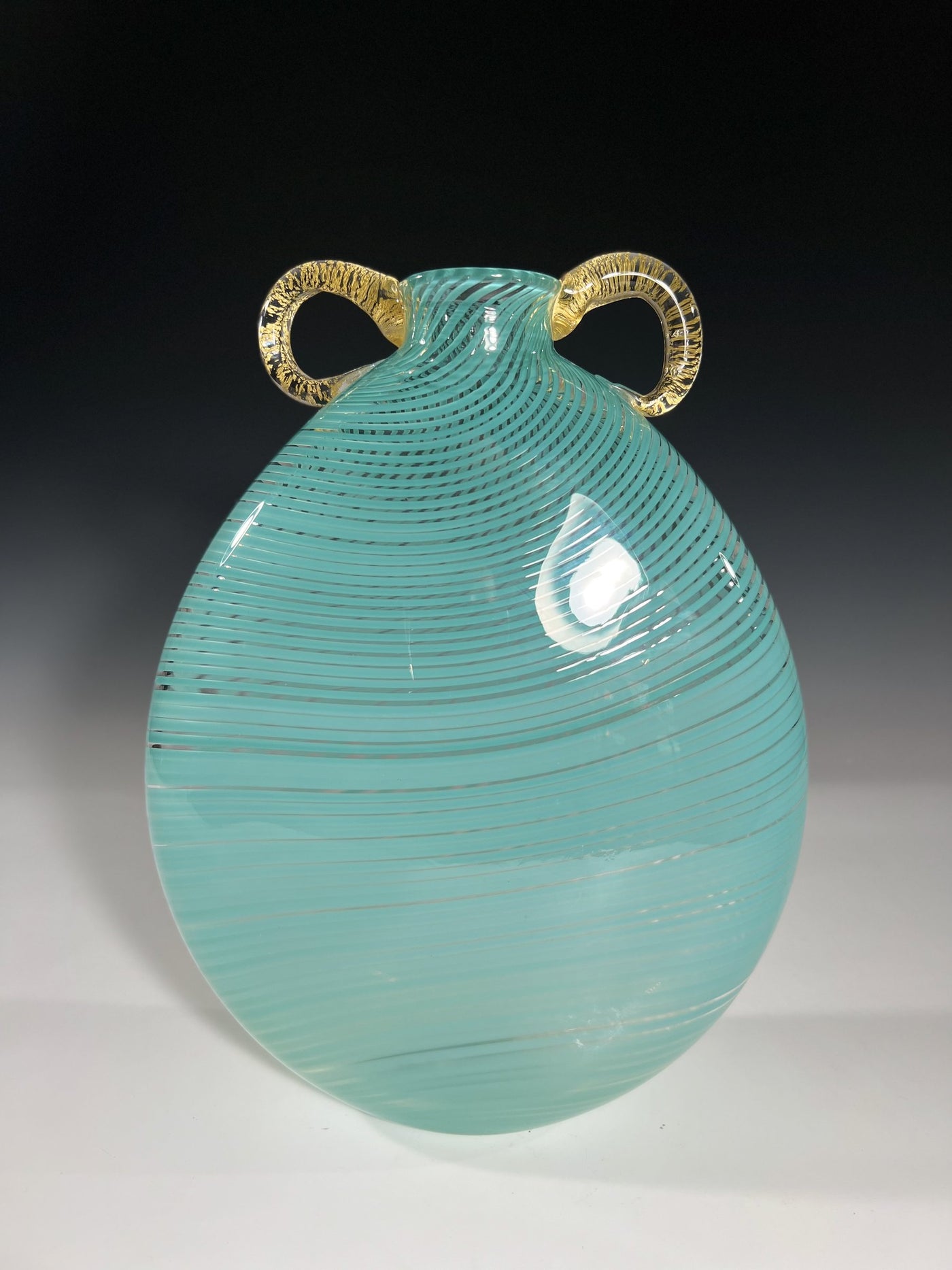 Turquoise Vertigo Vase
