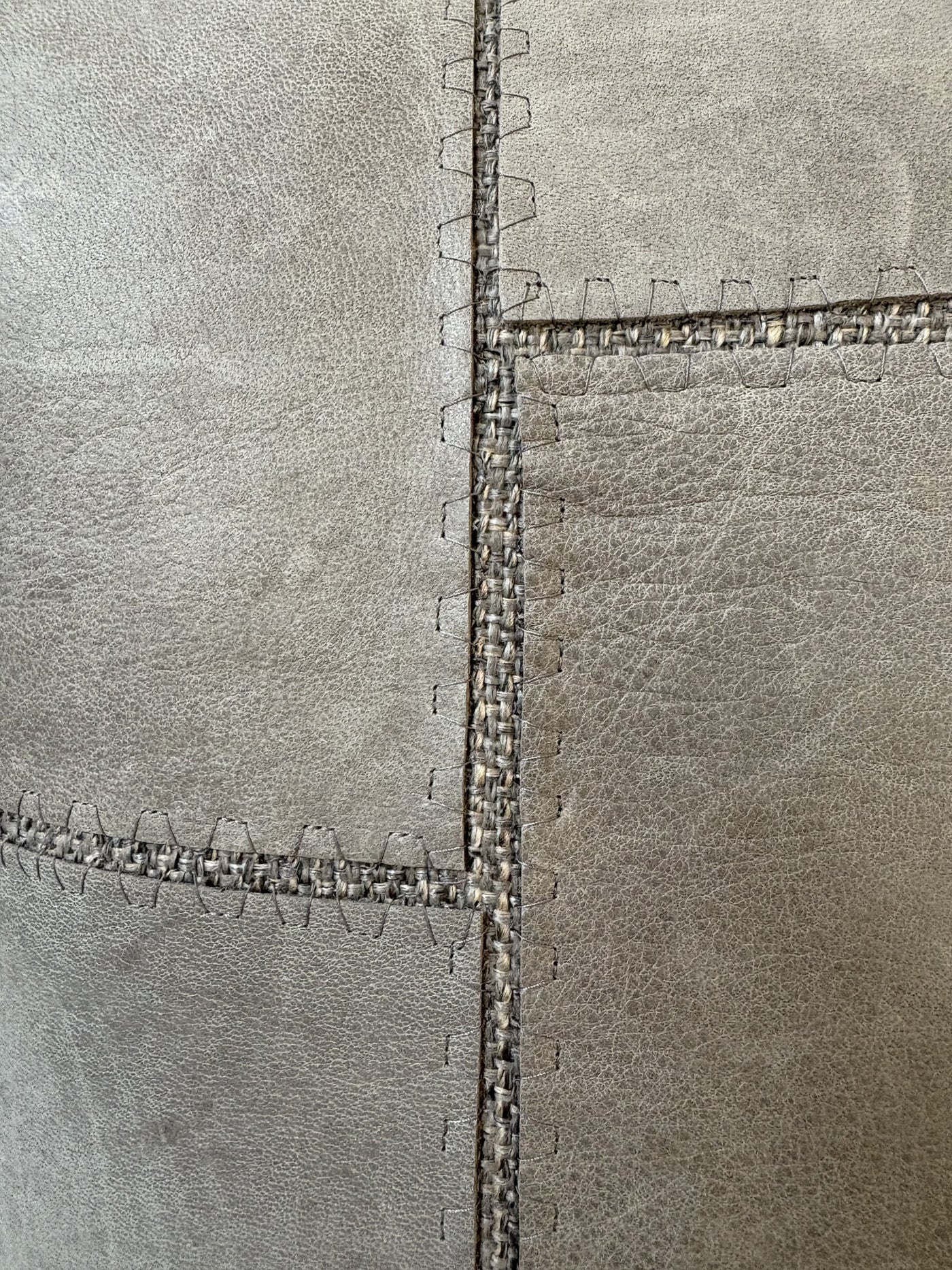 Gray Distressed Leather Tiles #2