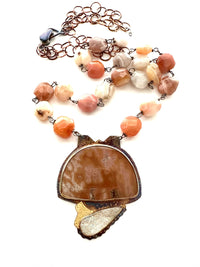 Warm Fall Sunset Necklace