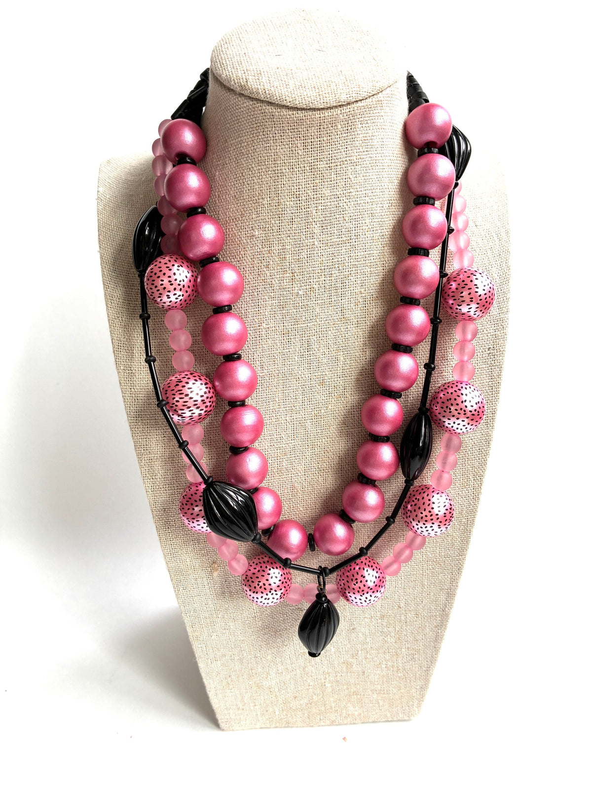 Pink Beads Necklace