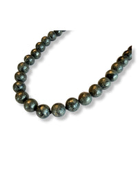 Infinity Pyrite Necklace