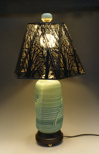 Celadon Green Porcelain Table Lamp