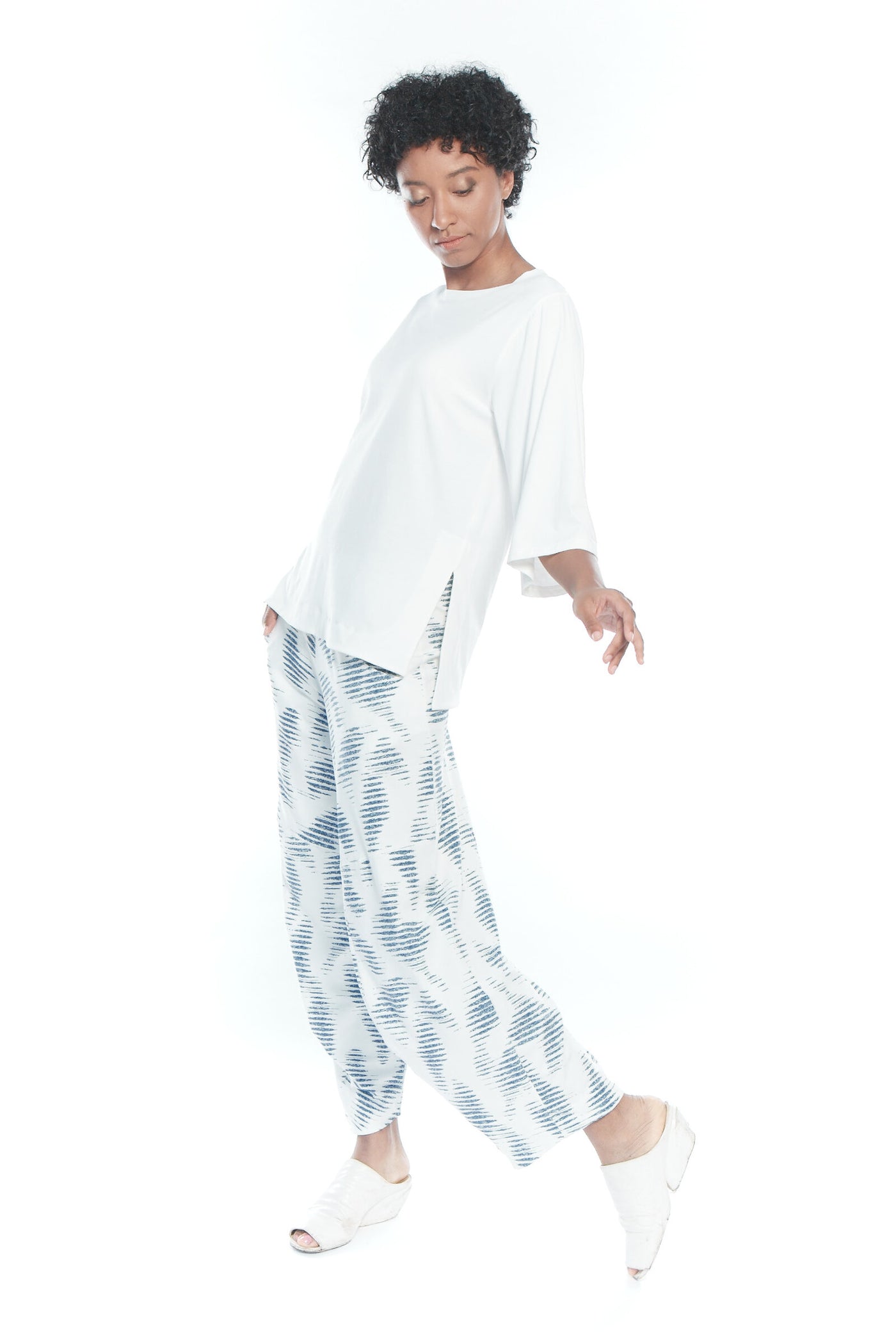 Ivory Lotus Print