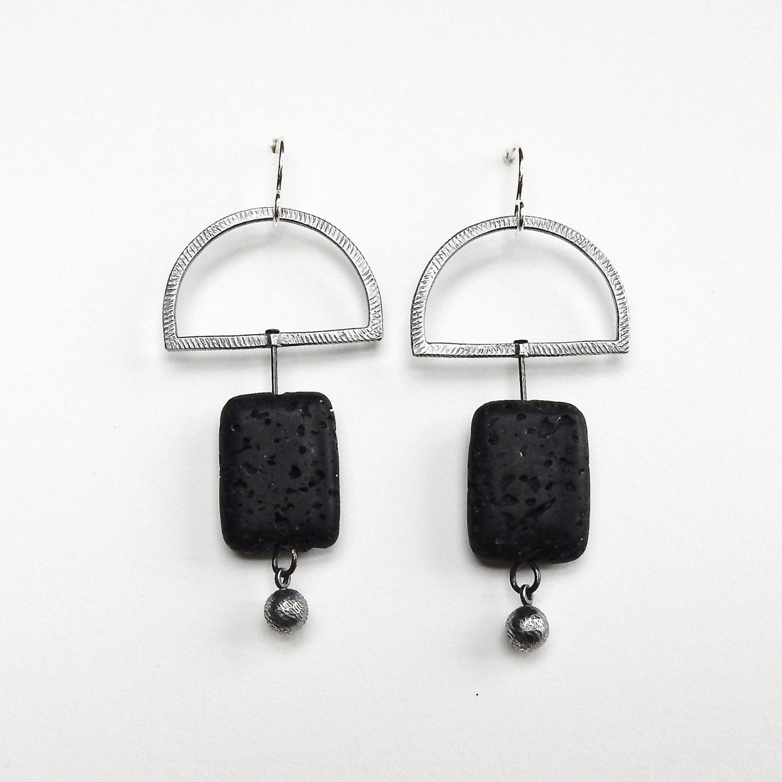 Lava Rock Earrings