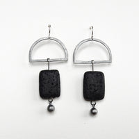 Lava Rock Earrings