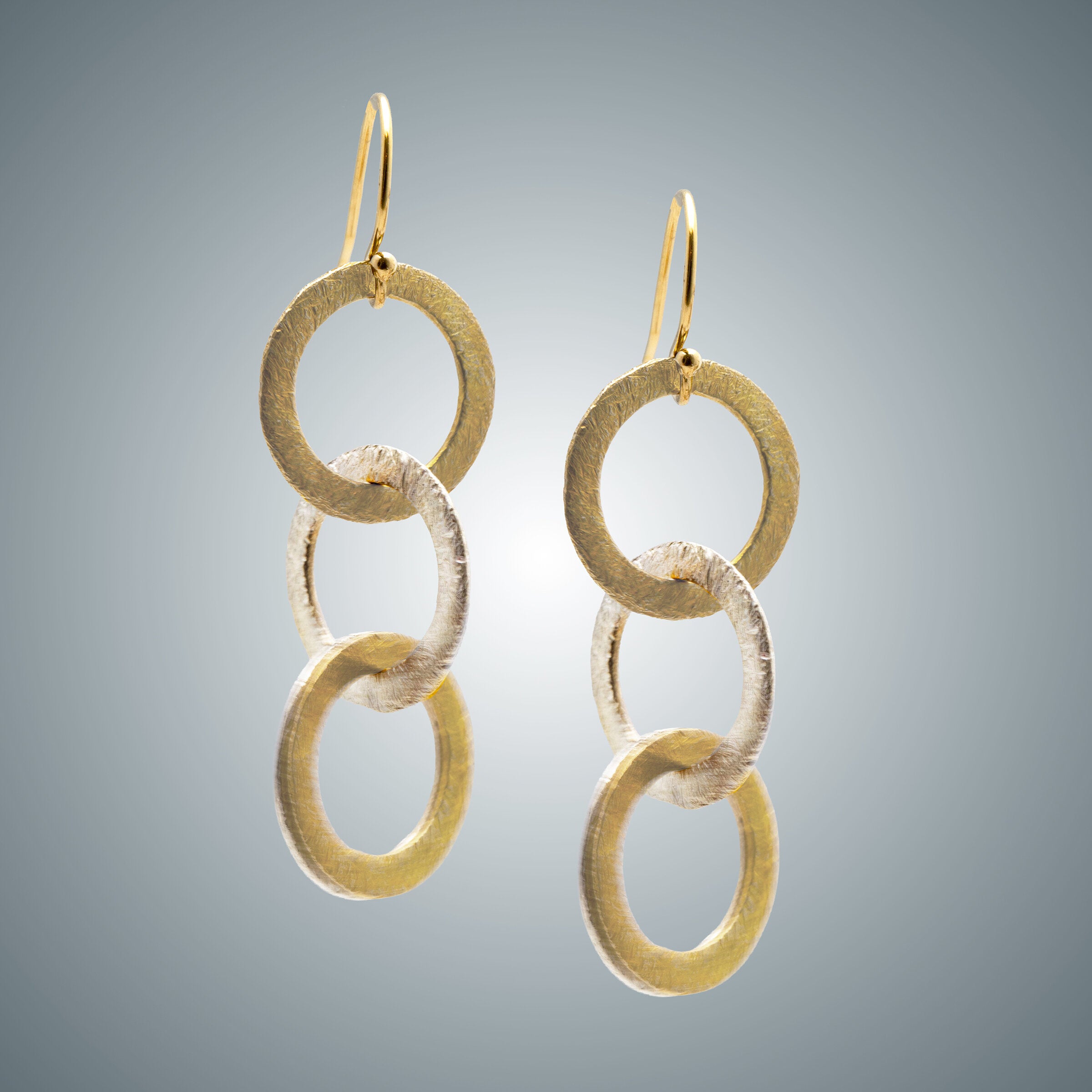 Vermeil and Sterling Hoop Earrings