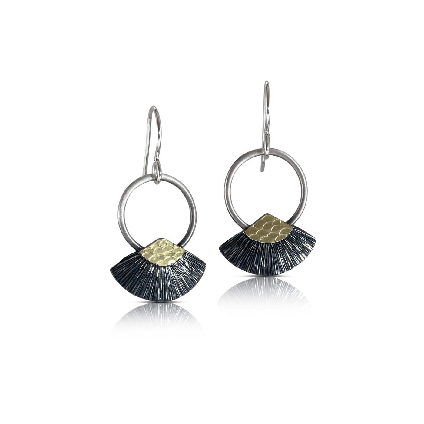 Circle Fan Earrings