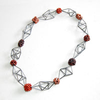 Trusses With Red Stone Beads Necklace