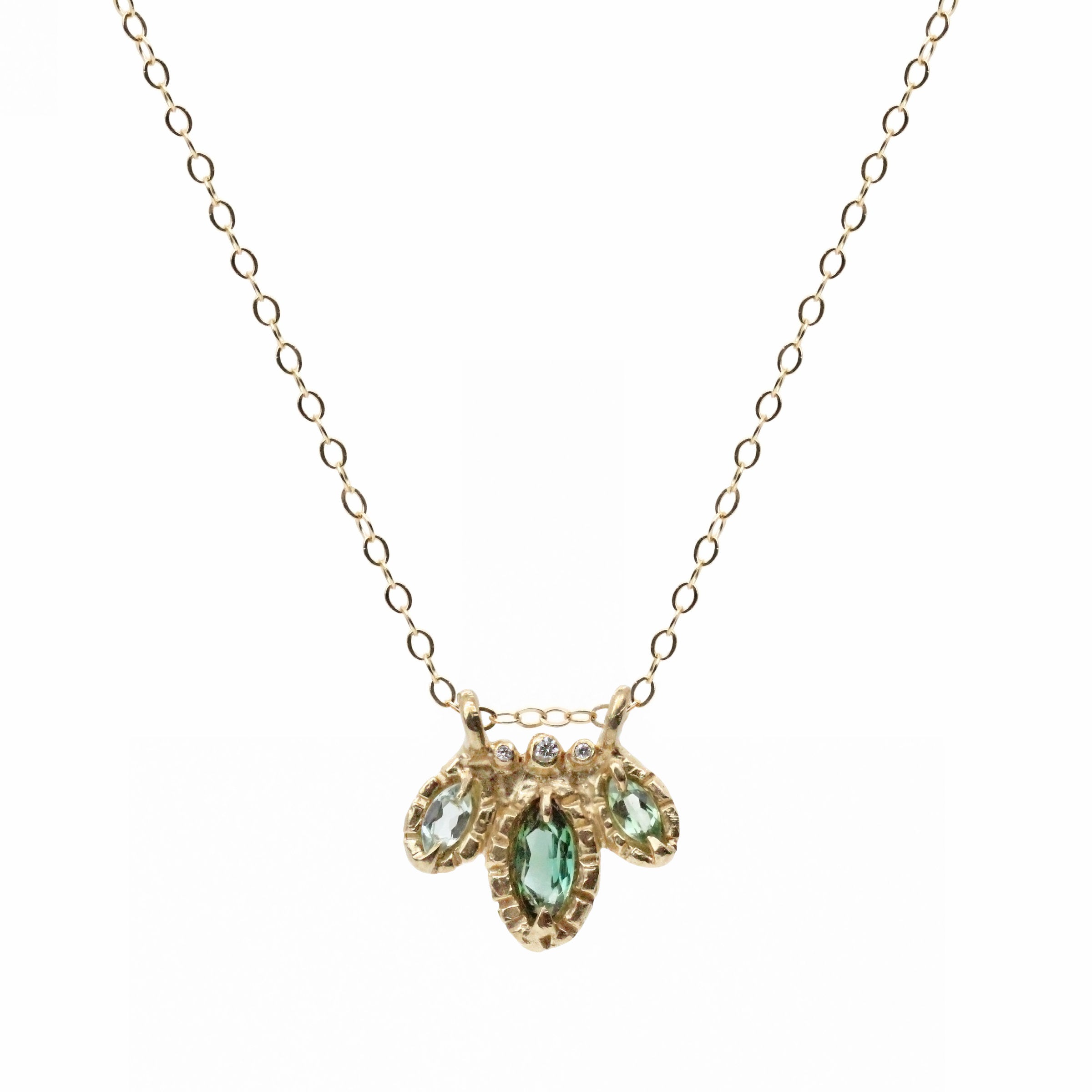 Tourmaline Bloom Pendant