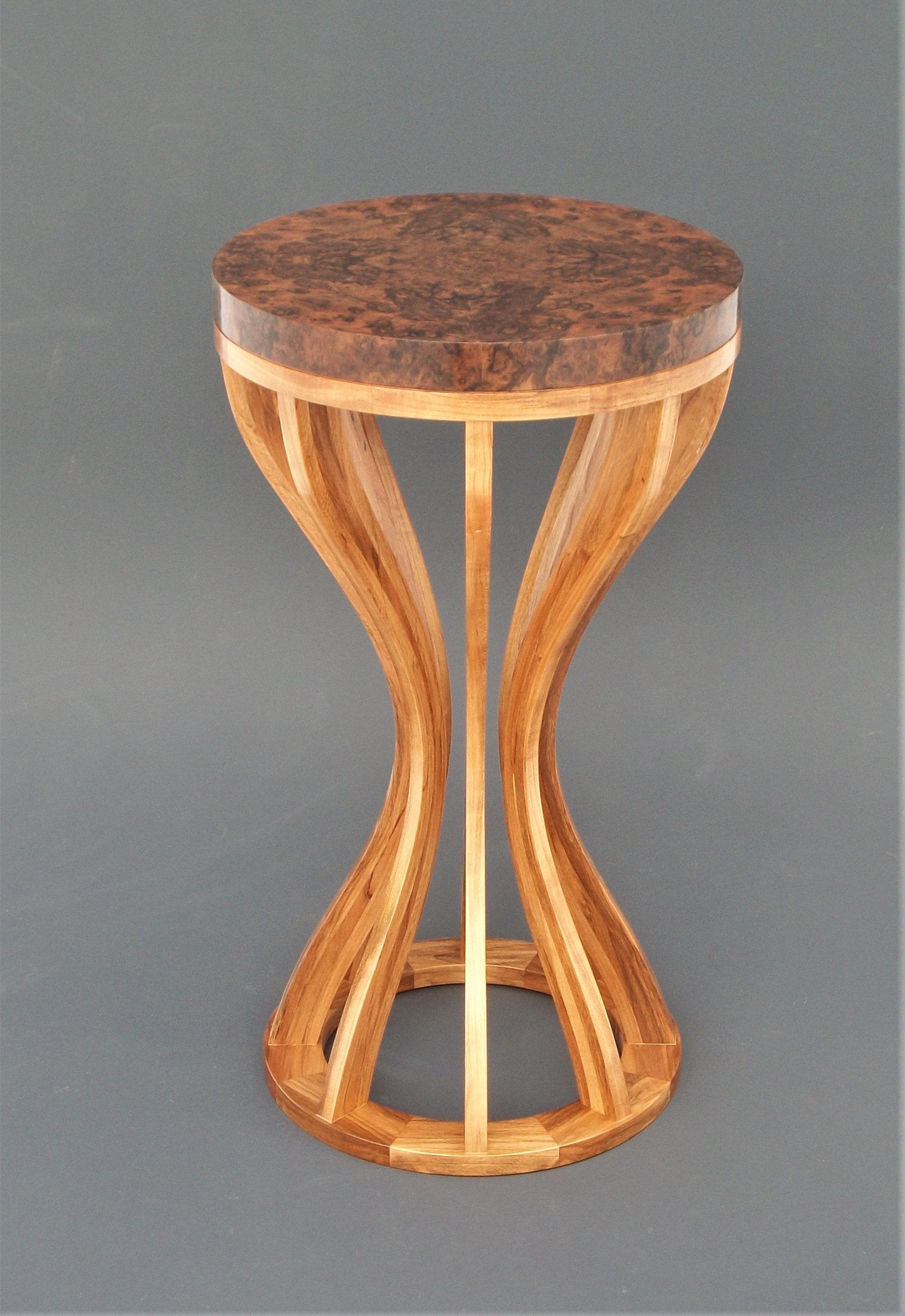 walnut burl and cherry