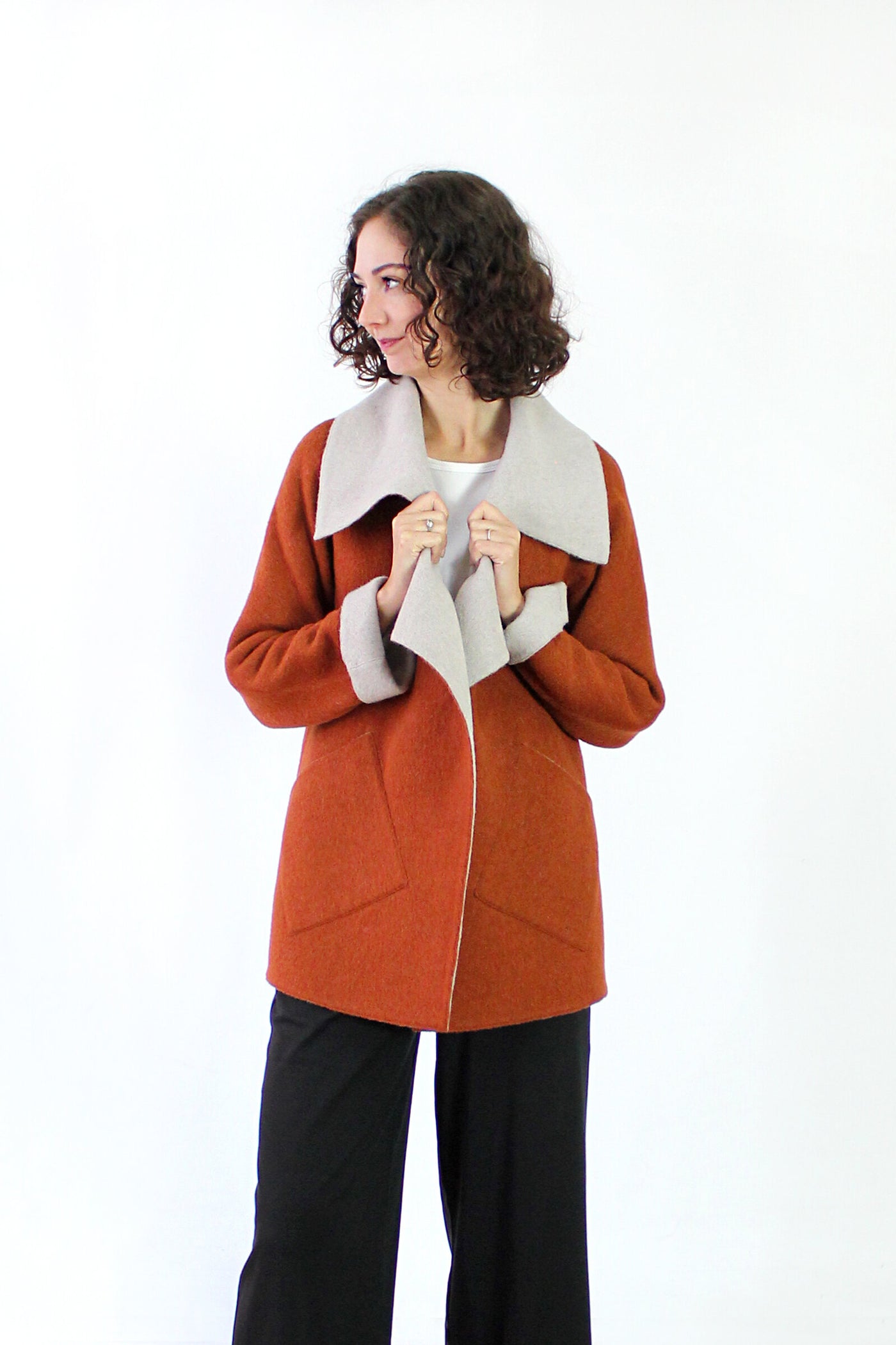 The Big Collar Reversible Coat