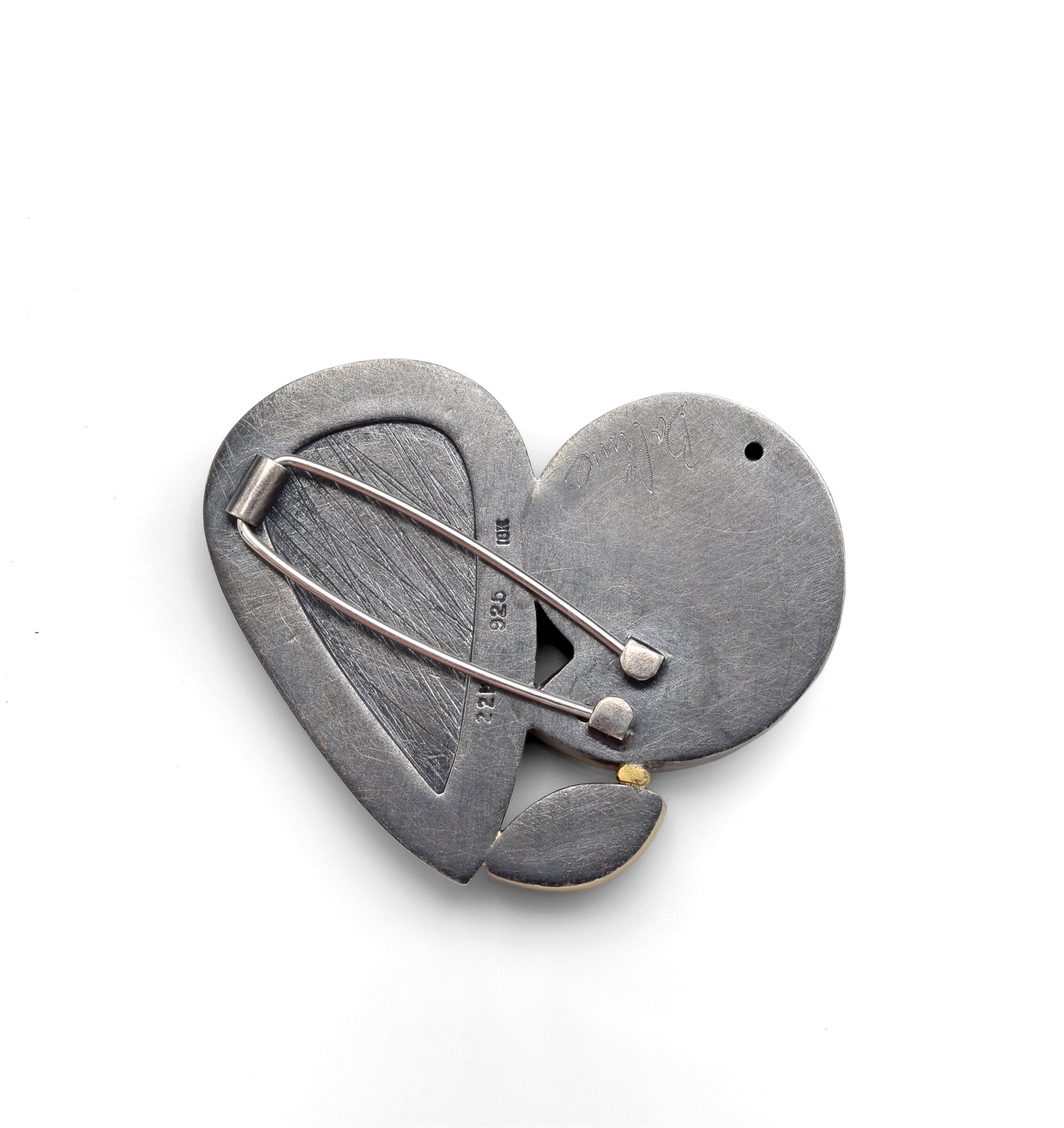 Sunlit Indigo Brooch