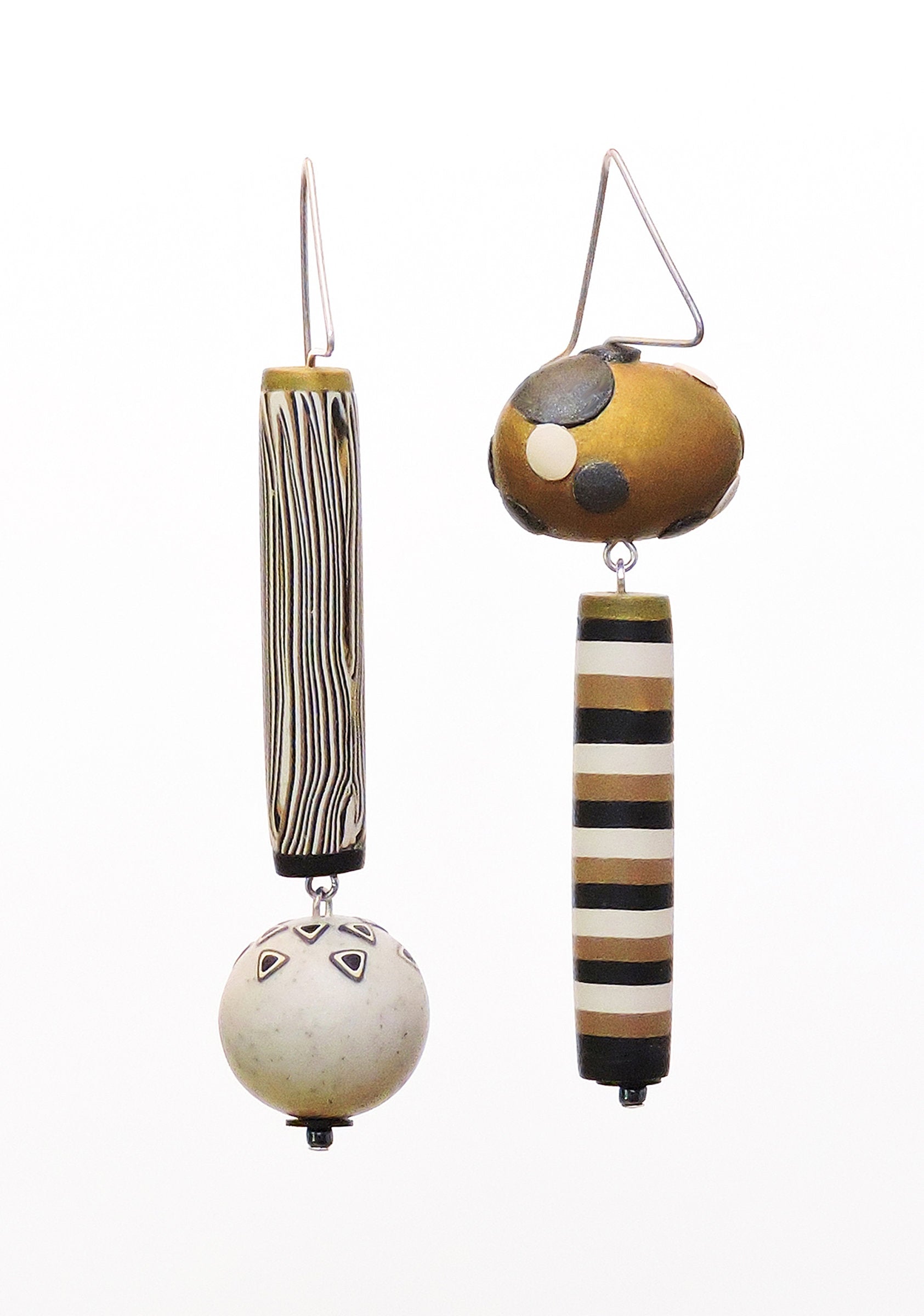 Old Gold Asymmetrical Dangles