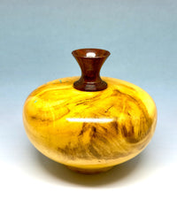 Spalted Buckeye vase back