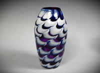 Blue/White Wave Vase