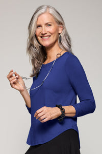 Long Hammered Link Necklace