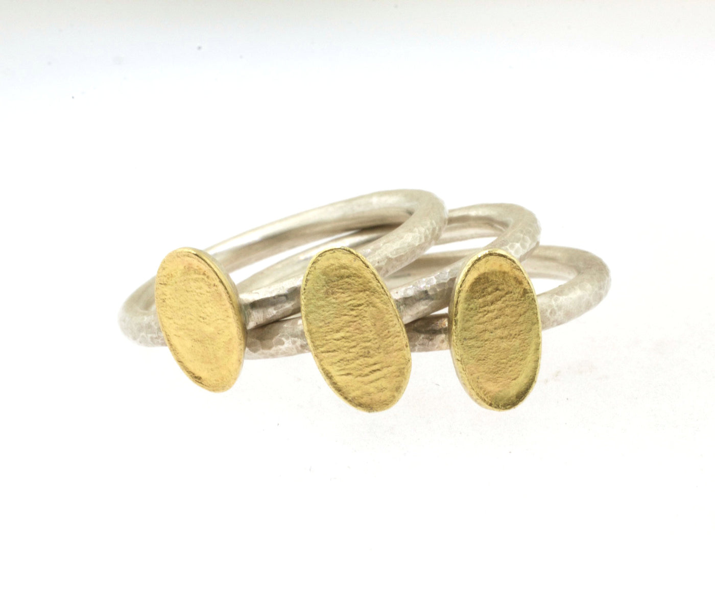 Lichen Oval Stacking Rings