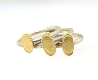 Lichen Oval Stacking Rings