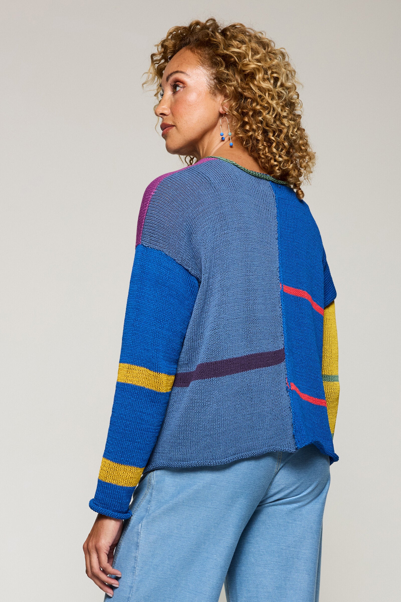 Electra Color Block Sweater