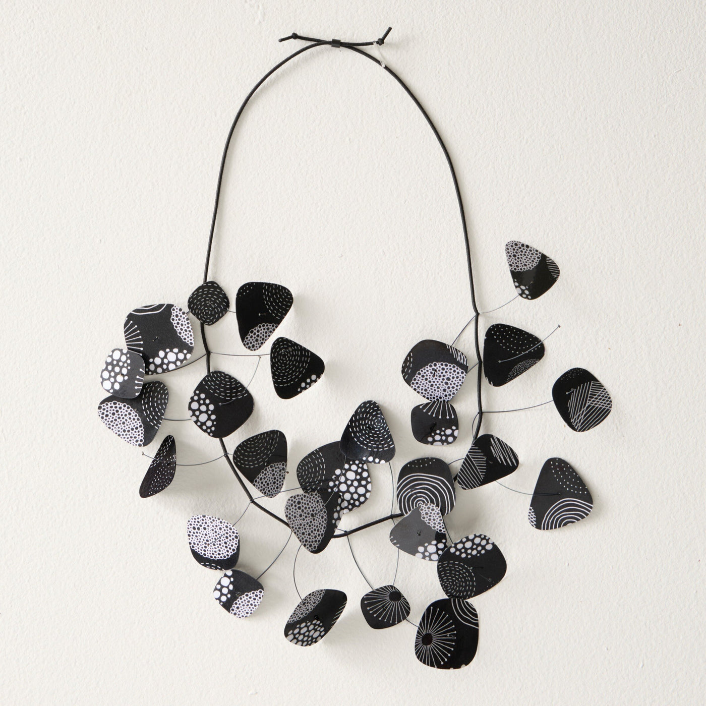 Dots & Lines Squircle Necklace