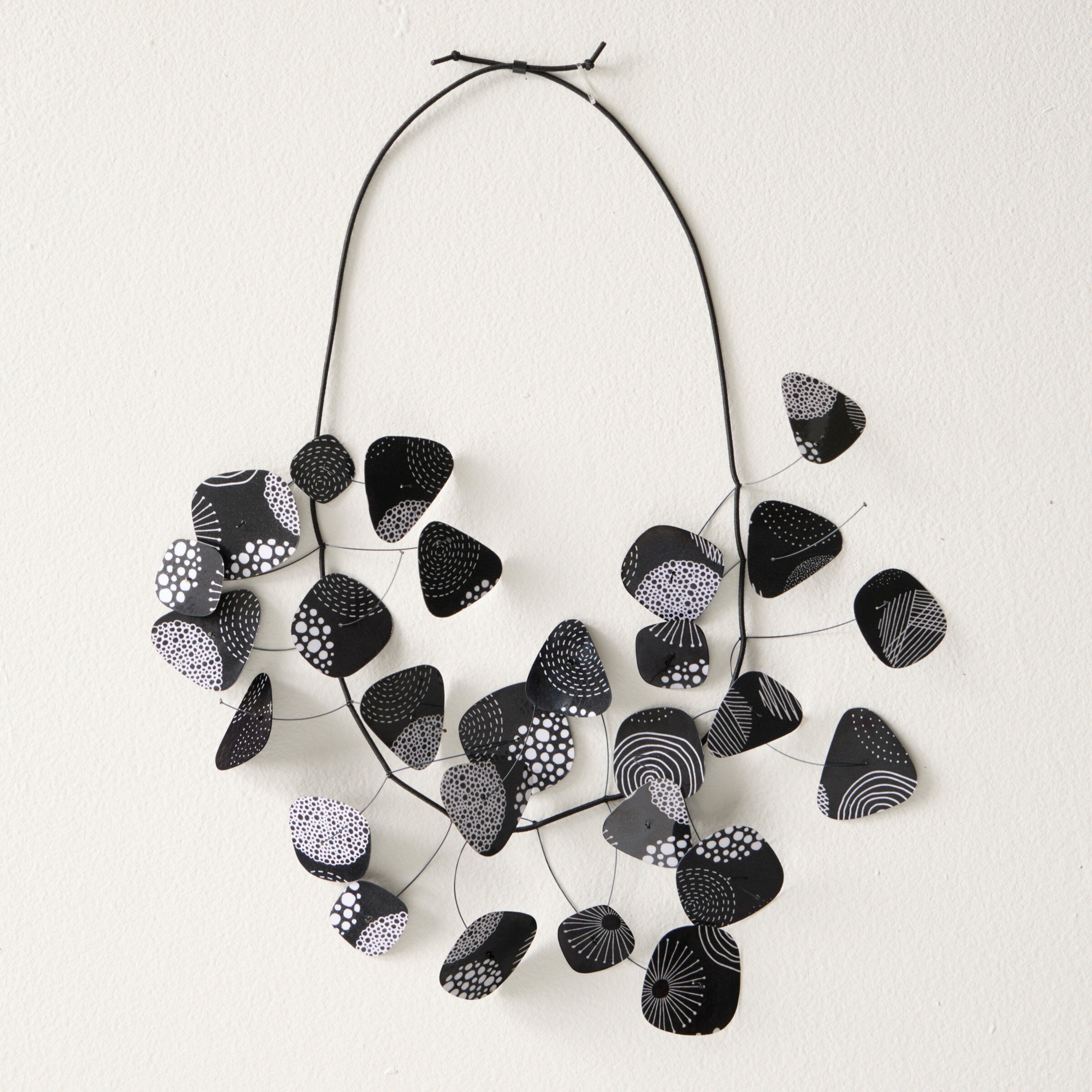 Dots & Lines Squircle Necklace