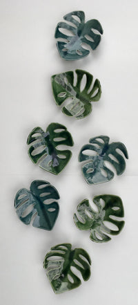 ceramic monstera leaf Monstera Leaf Cascade · Artful Home