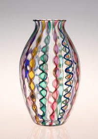 Small Cane Vase with Slight Flare