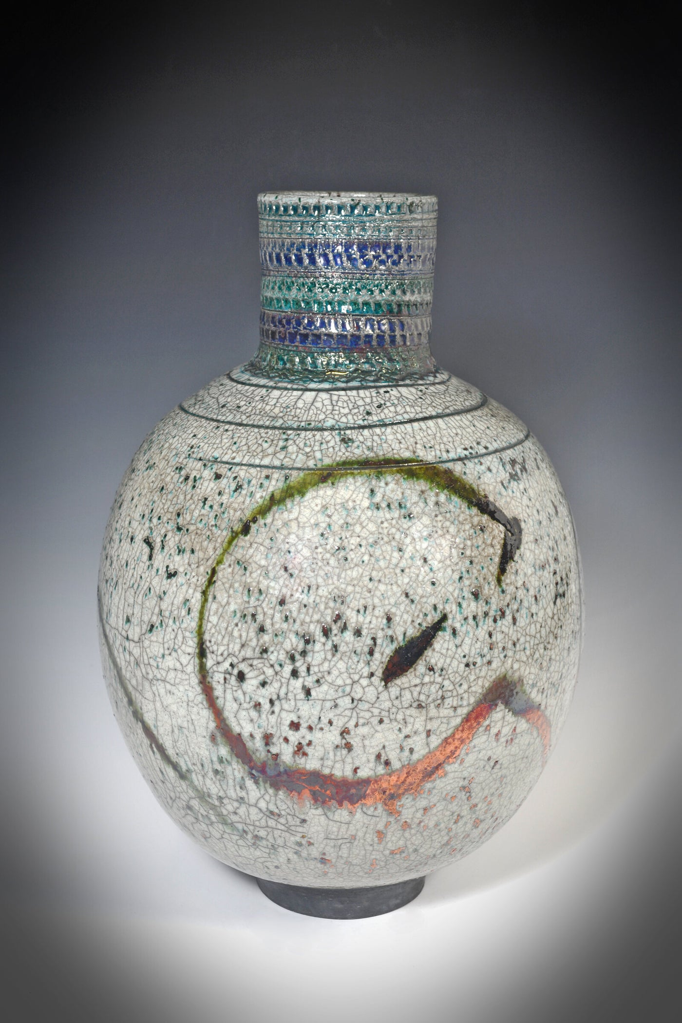 Royalty Raku Vase