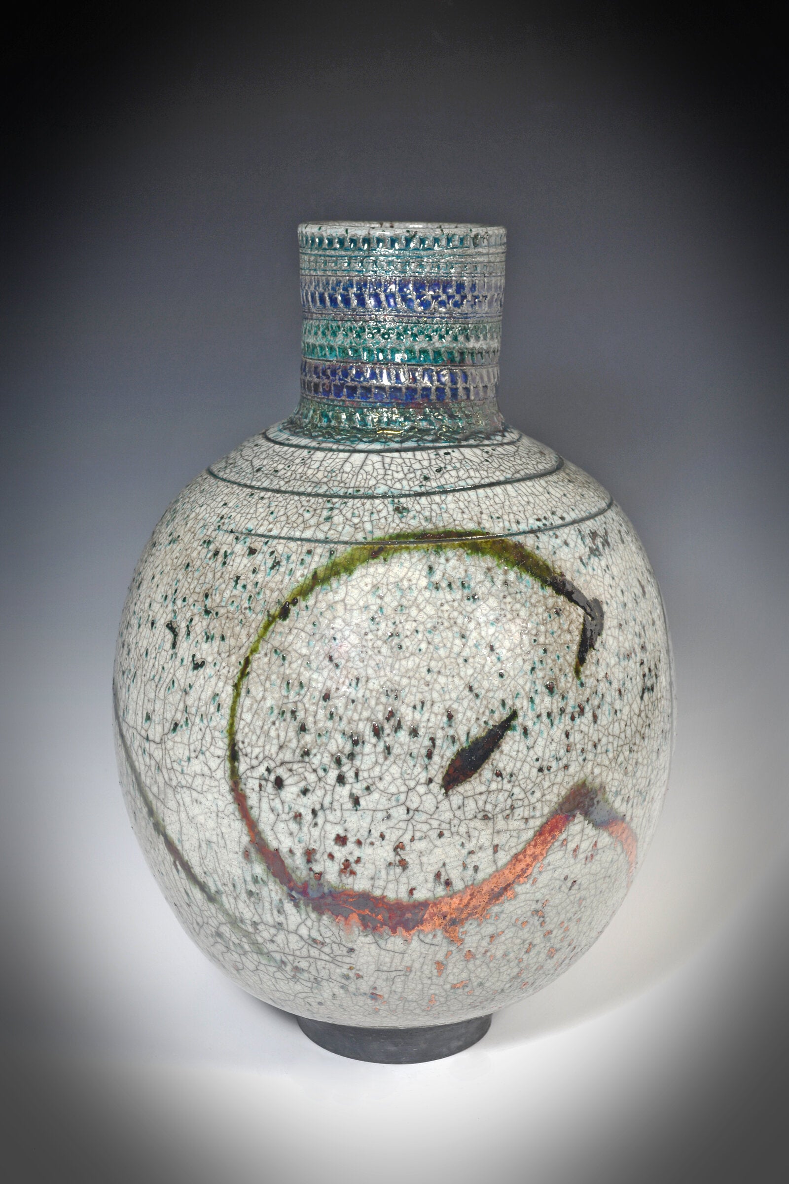 Royalty Raku Vase