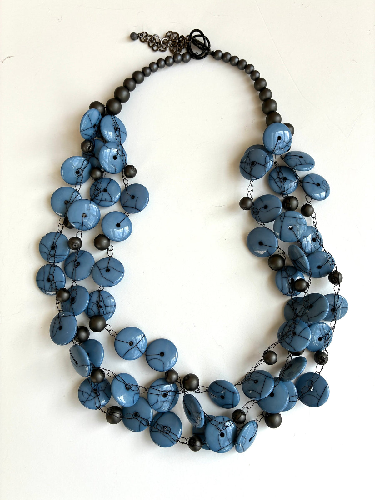 Blue Line Necklace