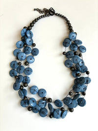 Blue Line Necklace
