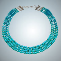 Turquoise & Pearl Necklace