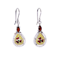Vintage Inspired Flower & Pearl Earrings