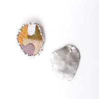 Embroidered Earrings