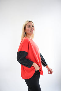 Mixed Up Boxy Tee