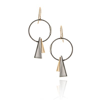 Steel with Silver & Gold Triangles