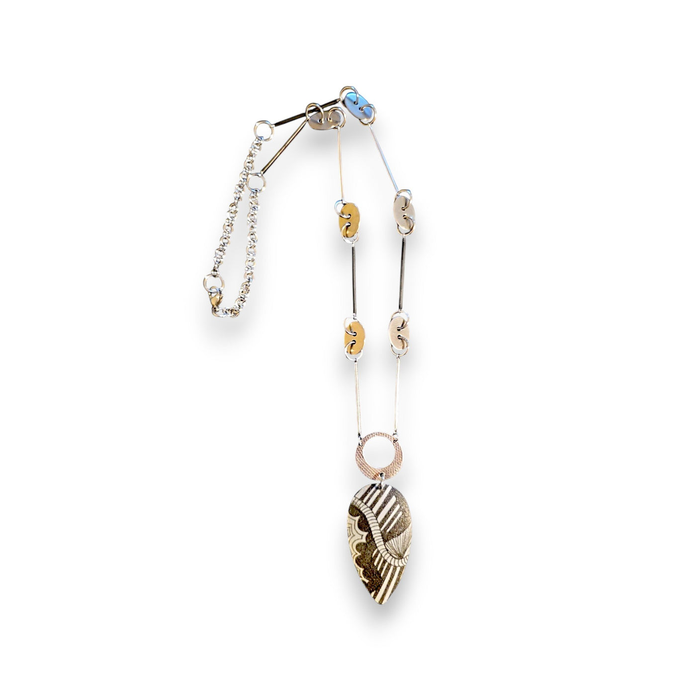 Echoes of Steel Necklace