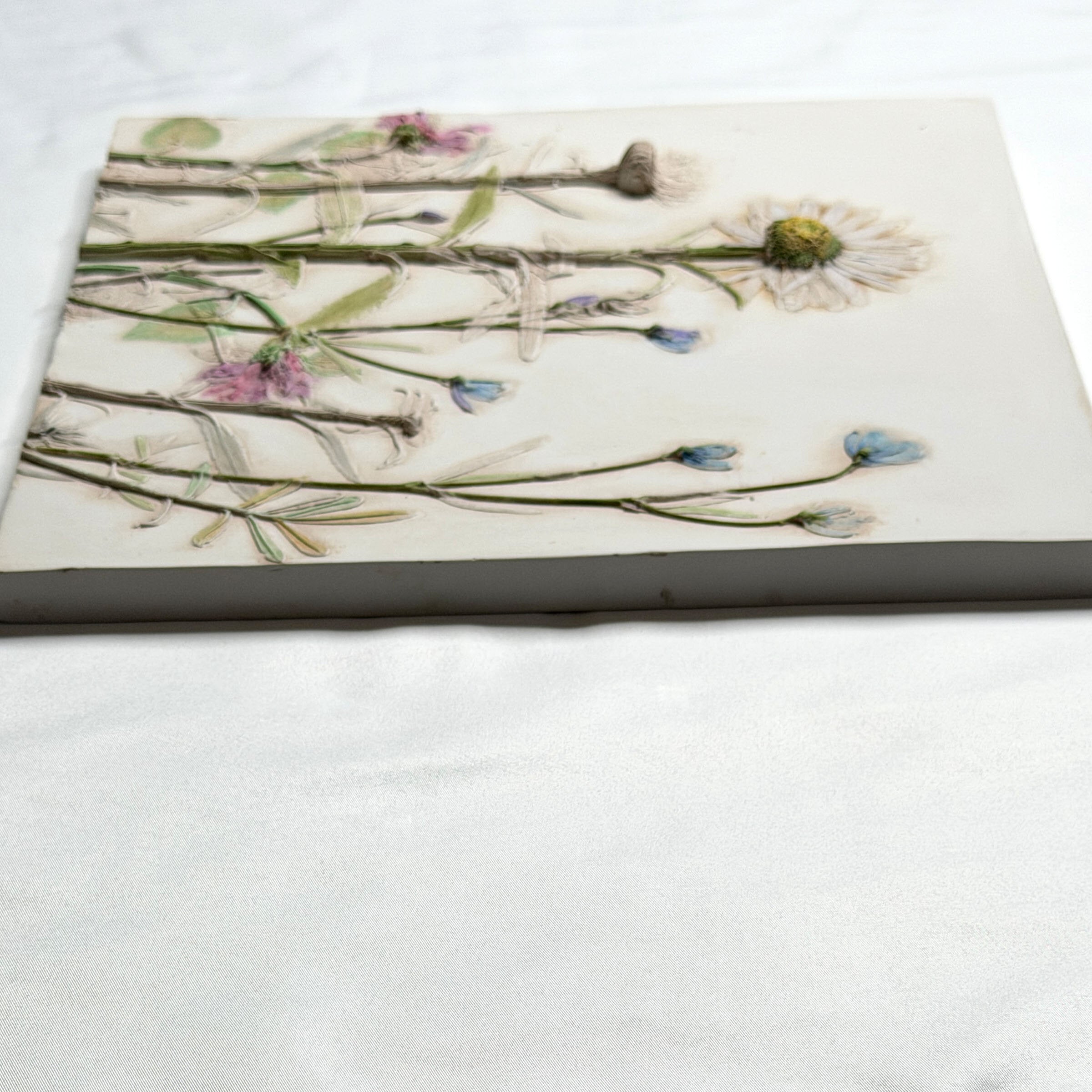 Spring Garden Flowers Tile