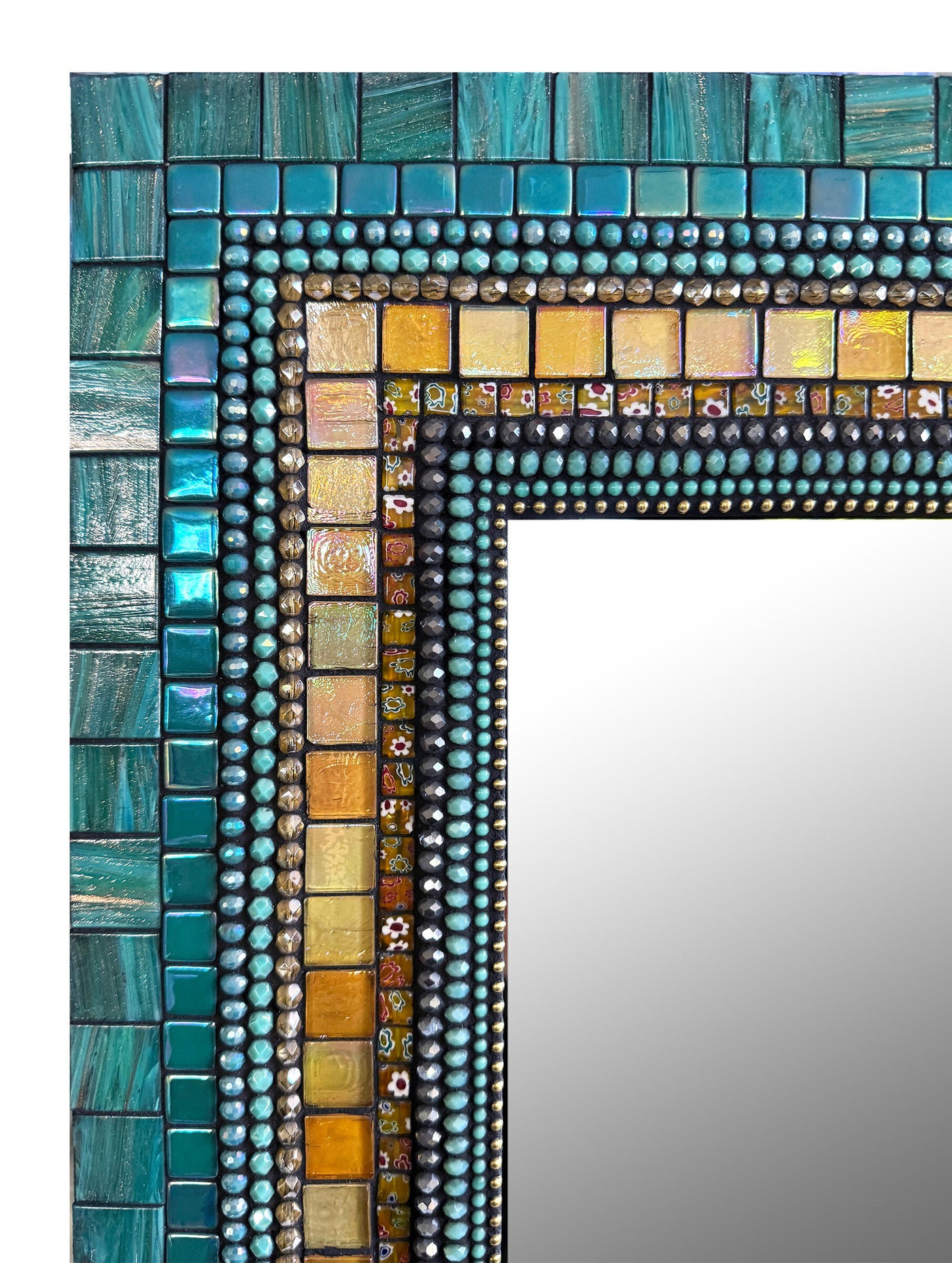 Golden Teal Rectangle