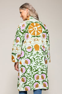 Suzani Embroidered Coat
