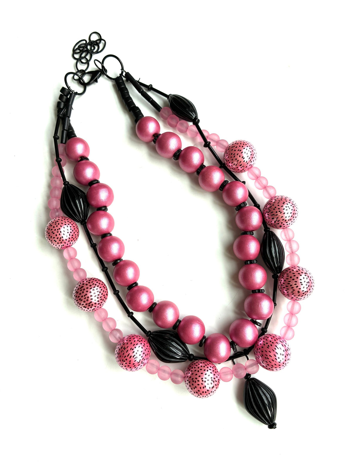 Pink Beads Necklace