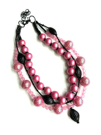 Pink Beads Necklace