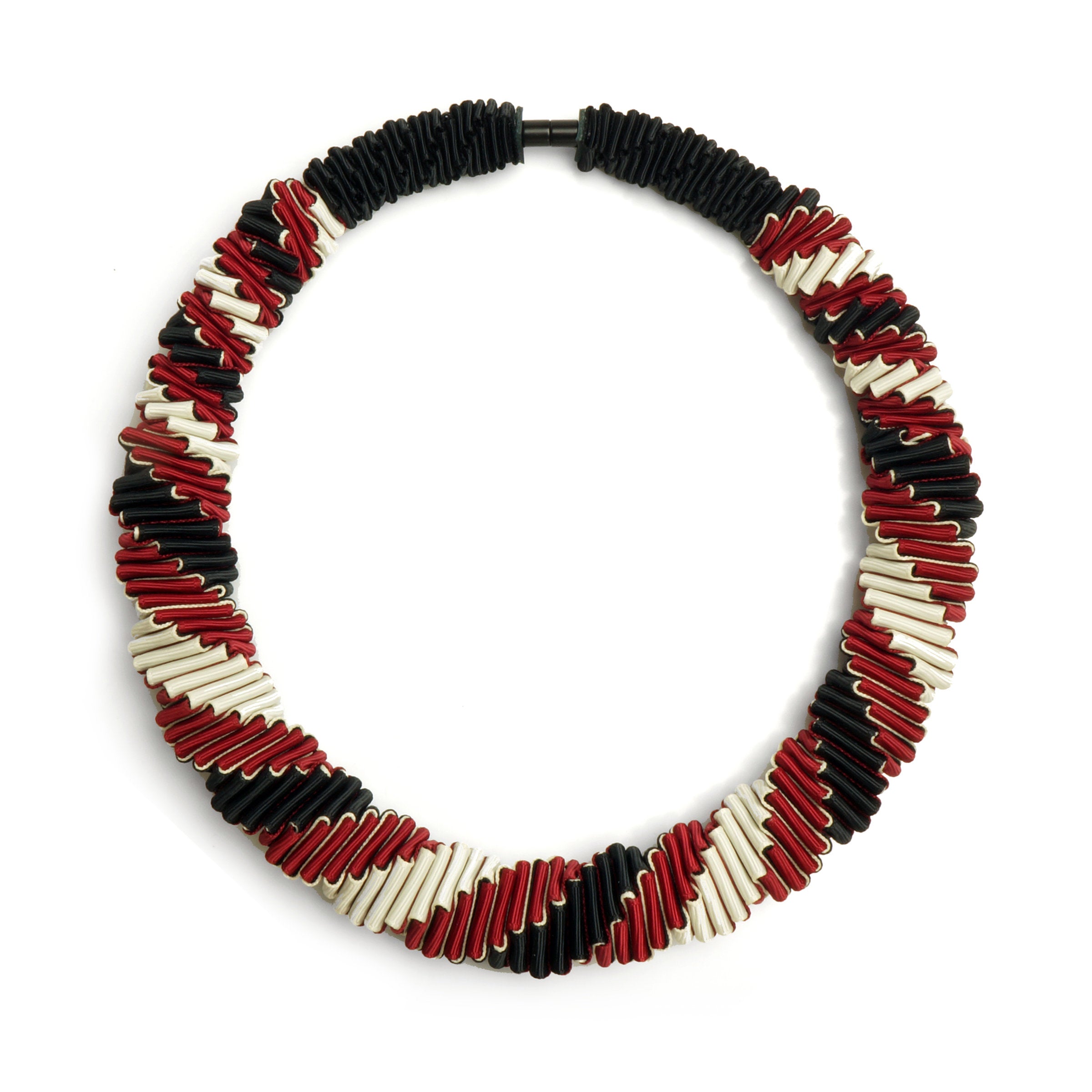 19"L, Red, White, & Black